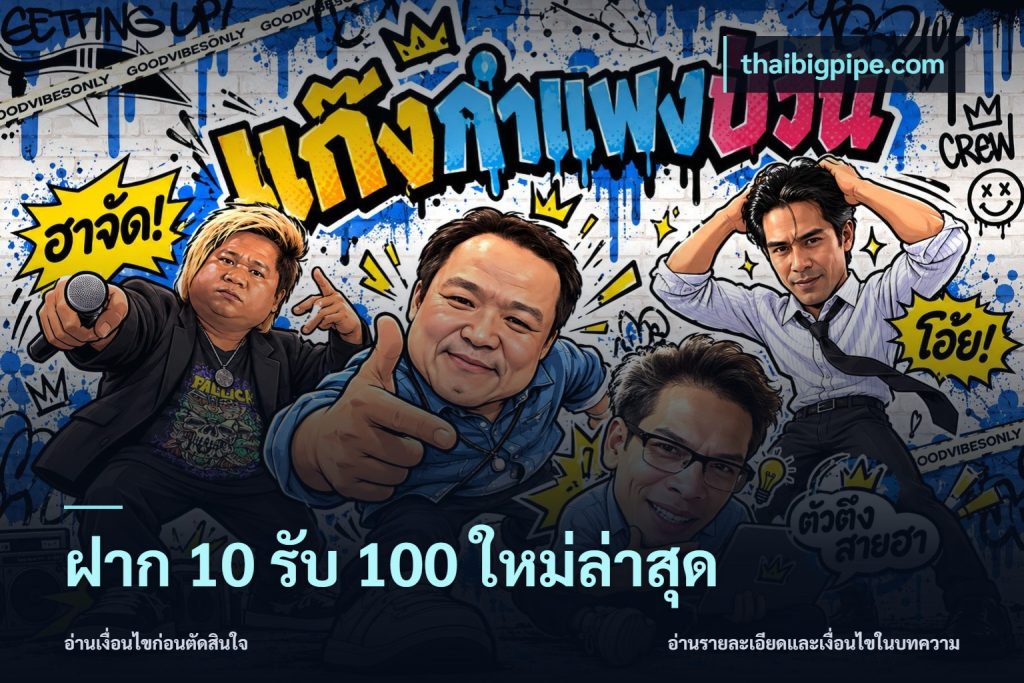 ฝาก 10 รับ 100 ใหม่ล่าสุด