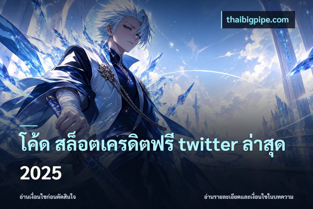 โค้ด สล็อตเครดิตฟรี twitter ล่าสุด 2025
