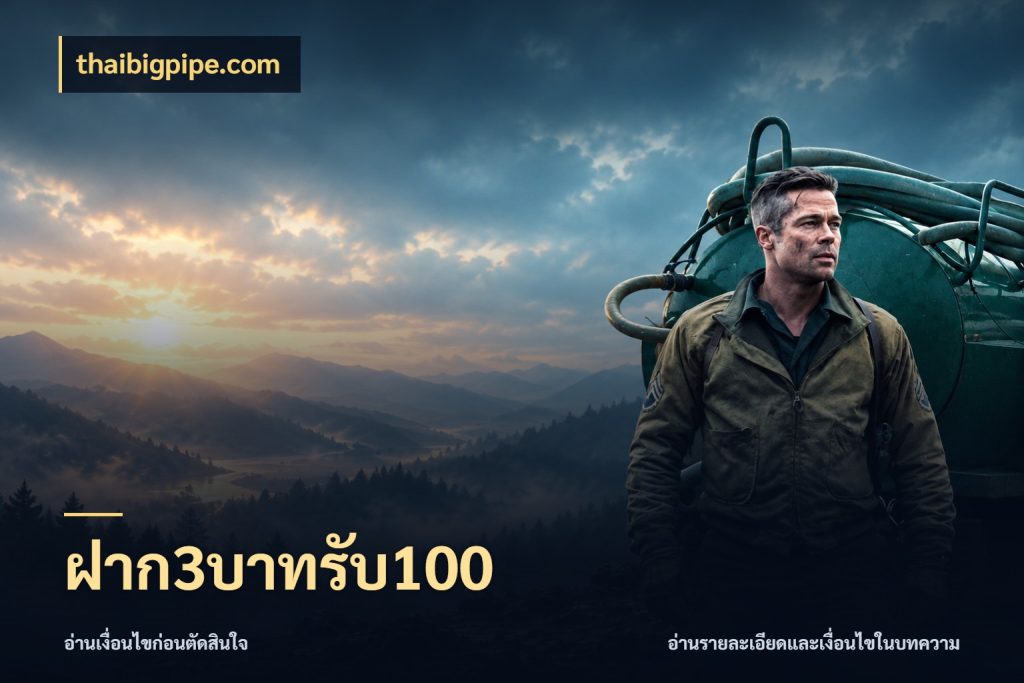 ฝาก3บาทรับ100