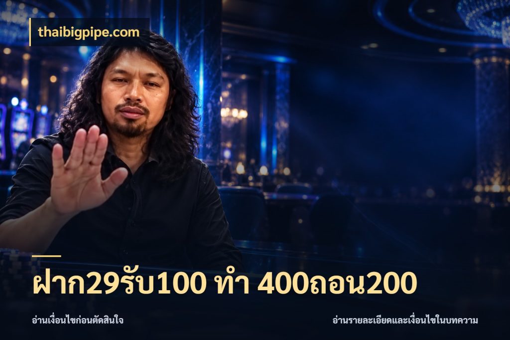 ฝาก29รับ100 ทํา 400ถอน200