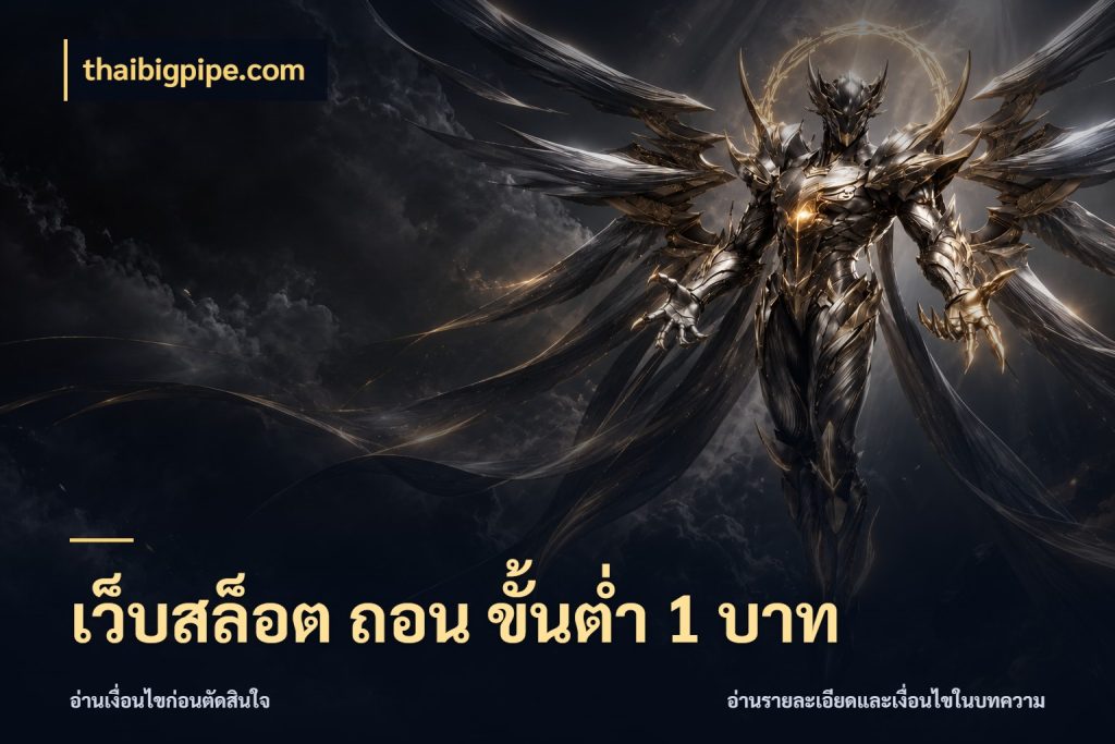 เว็บสล็อต ถอน ขั้นต่ํา 1 บาท