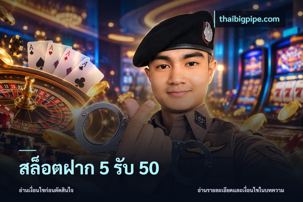 สล็อตฝาก 5 รับ 50