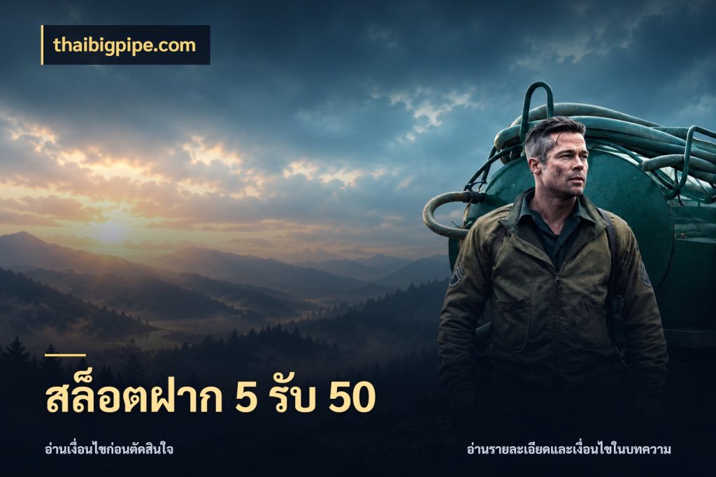 สล็อตฝาก 5 รับ 50