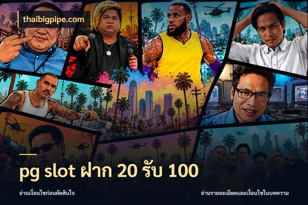 pg slot ฝาก 20 รับ 100