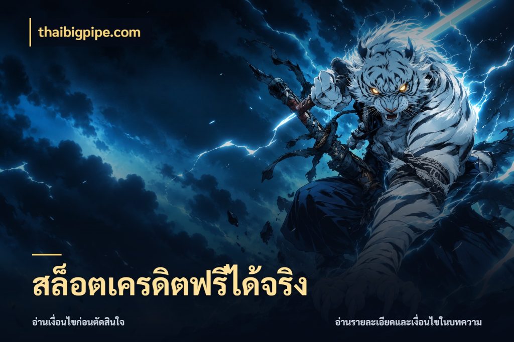สล็อตเครดิตฟรีได้จริง