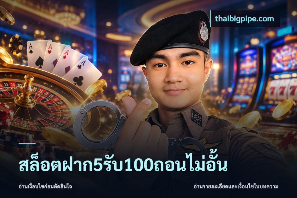 สล็อตฝาก5รับ100ถอนไม่อั้น