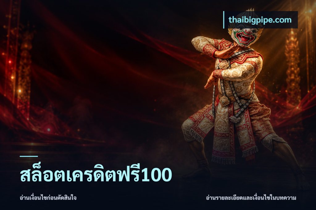 สล็อตเครดิตฟรี100