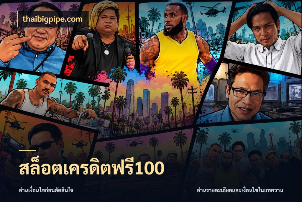 สล็อตเครดิตฟรี100