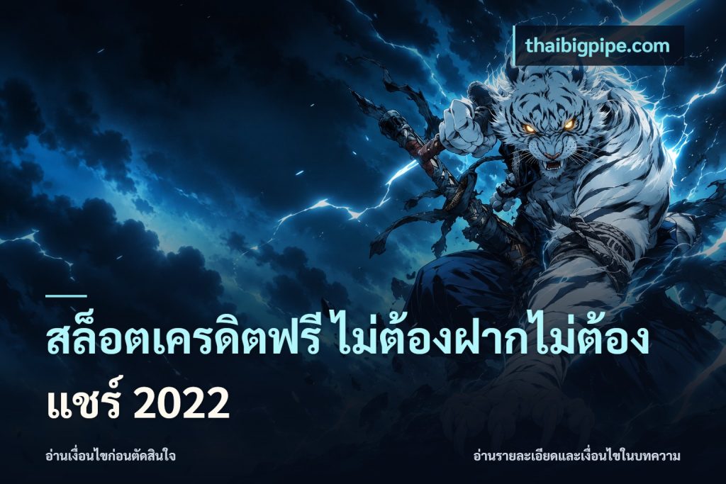สล็อตเครดิตฟรี ไม่ต้องฝากไม่ต้องแชร์ 2022
