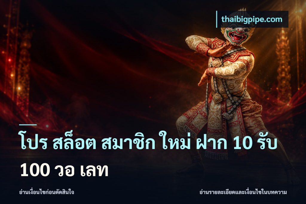 โปร สล็อต สมาชิก ใหม่ ฝาก 10 รับ 100 วอ เลท