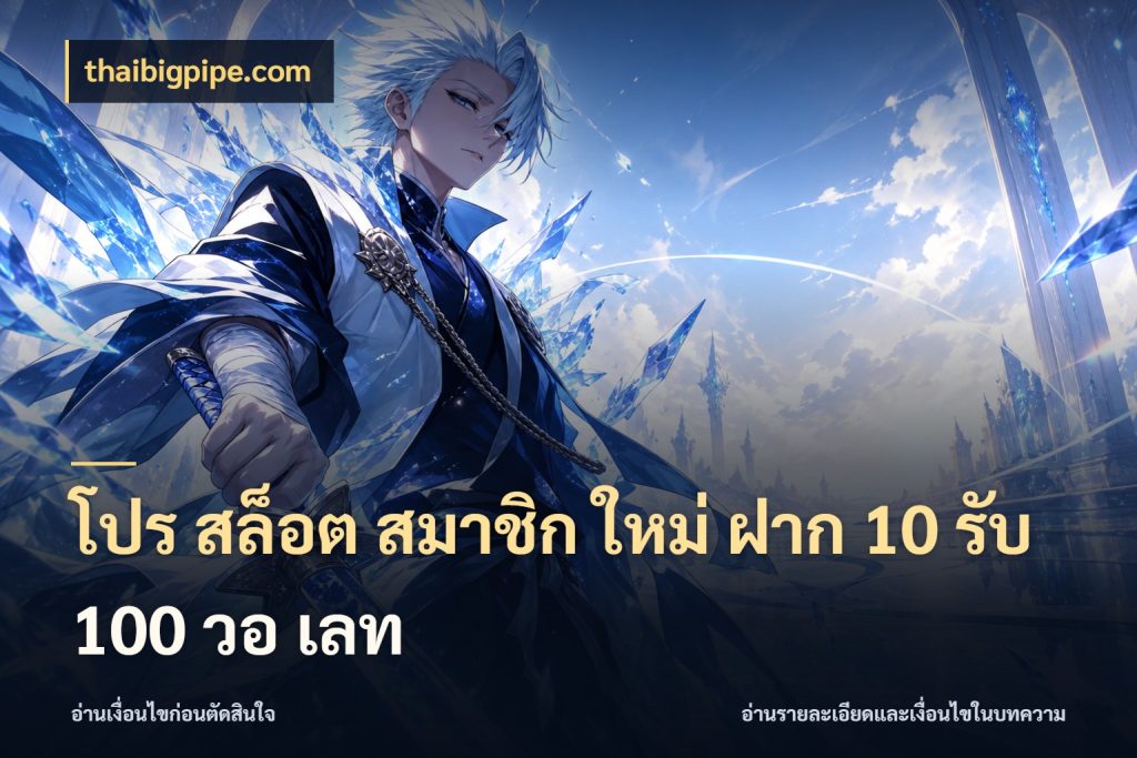 โปร สล็อต สมาชิก ใหม่ ฝาก 10 รับ 100 วอ เลท