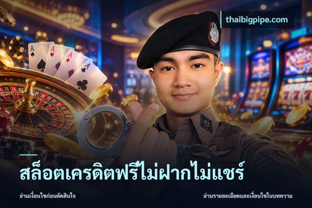 สล็อตเครดิตฟรีไม่ฝากไม่แชร์