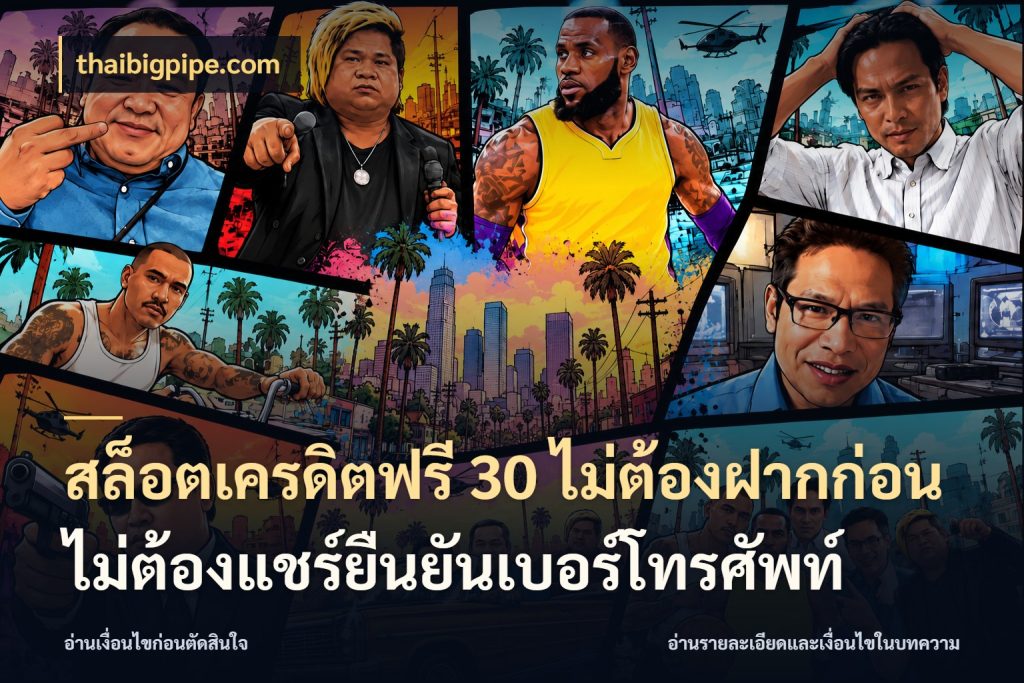 สล็อตเครดิตฟรี 30 ไม่ต้องฝากก่อนไม่ต้องแชร์ยืนยันเบอร์โทรศัพท์