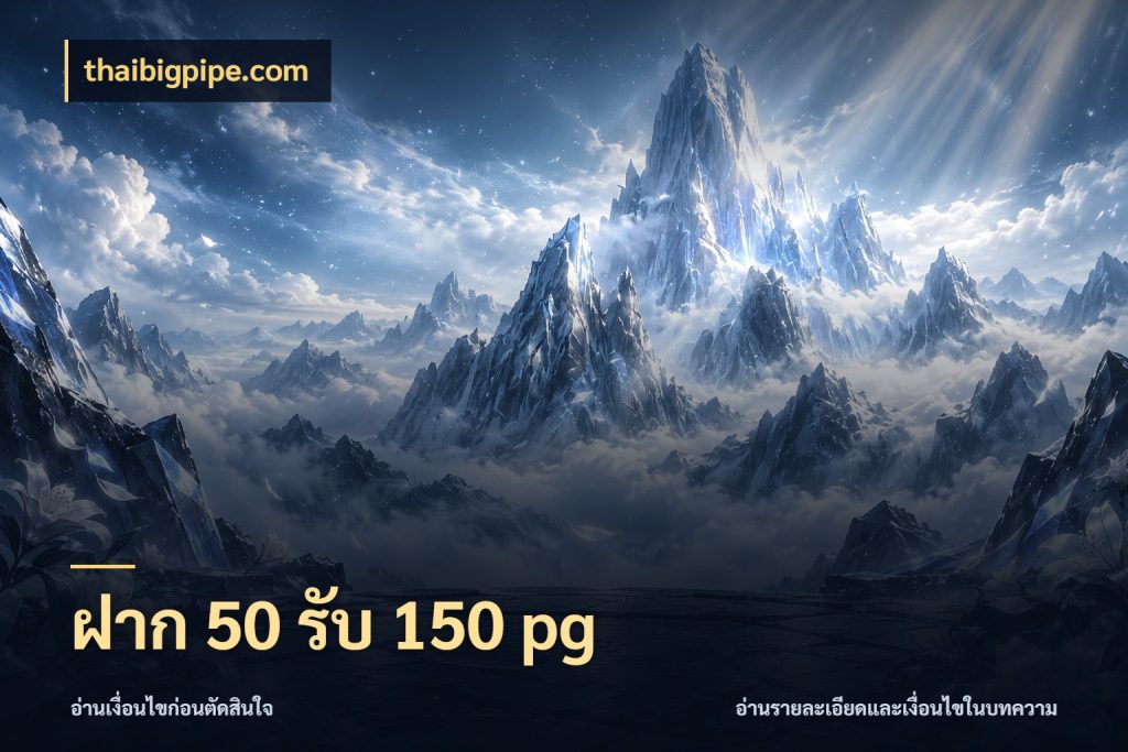 ฝาก 50 รับ 150 pg
