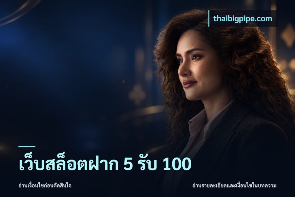 เว็บสล็อตฝาก 5 รับ 100