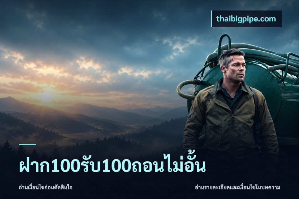 ฝาก100รับ100ถอนไม่อั้น