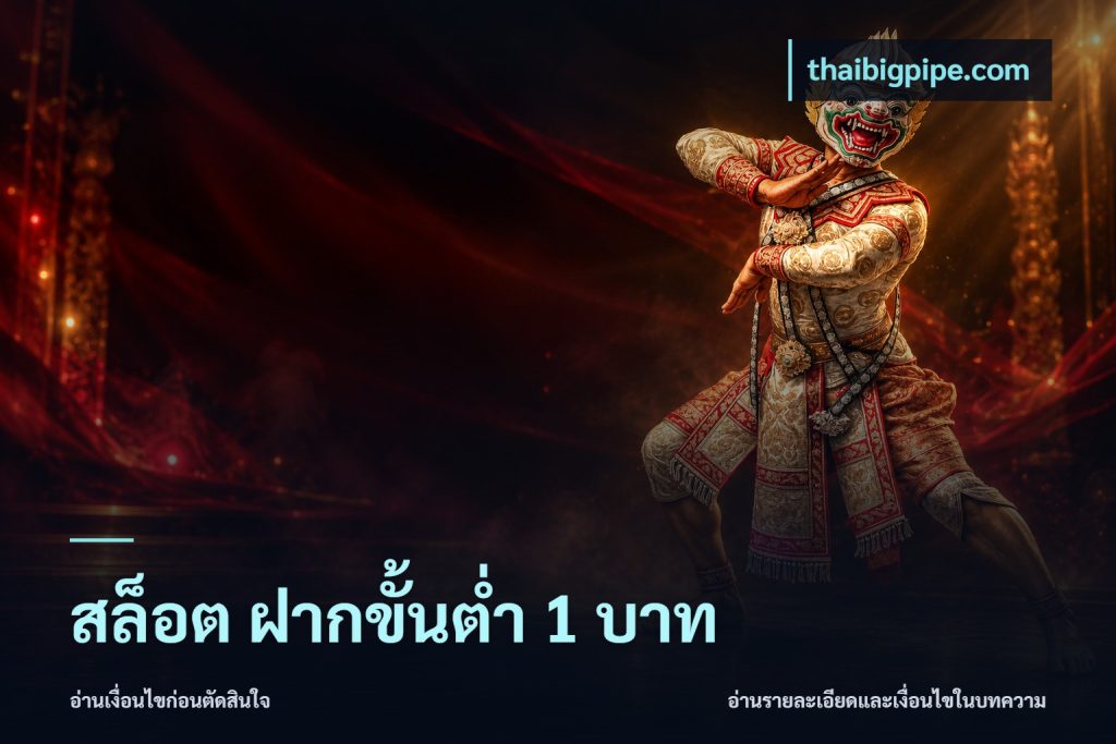 สล็อต ฝากขั้นต่ำ 1 บาท