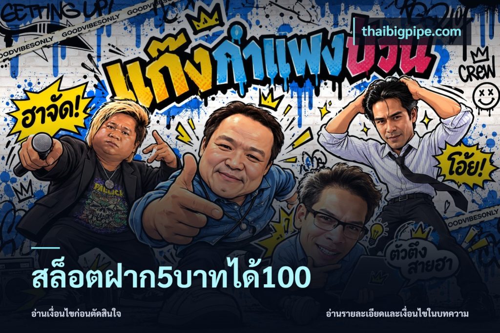 สล็อตฝาก5บาทได้100