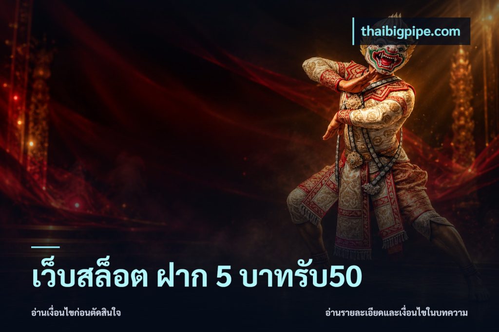 เว็บสล็อต ฝาก 5 บาทรับ50