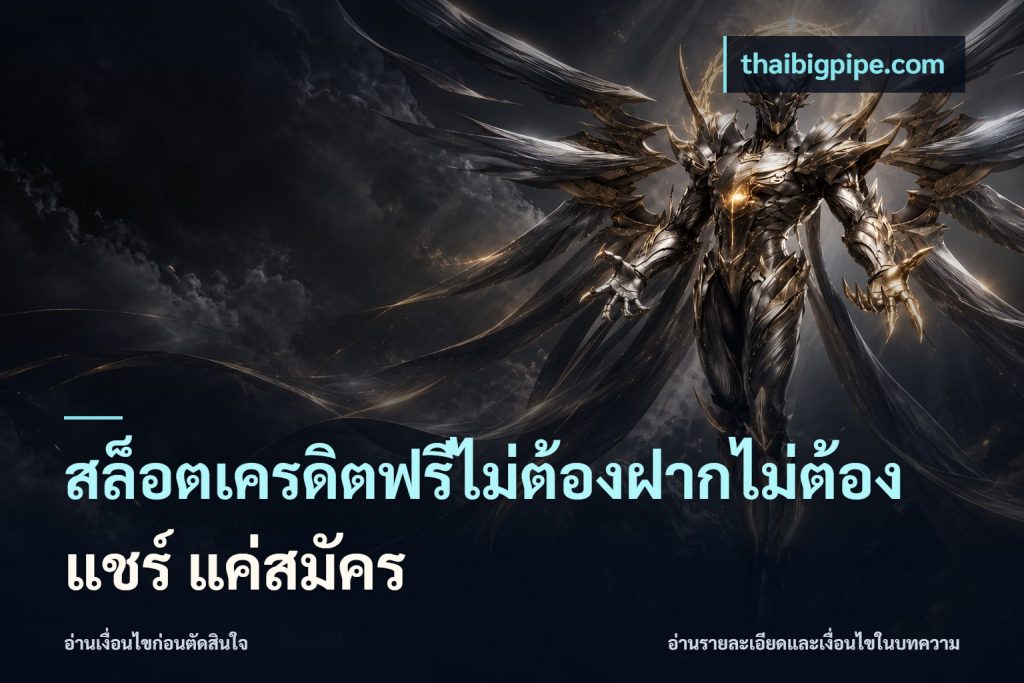 สล็อตเครดิตฟรีไม่ต้องฝากไม่ต้องแชร์ แค่สมัคร