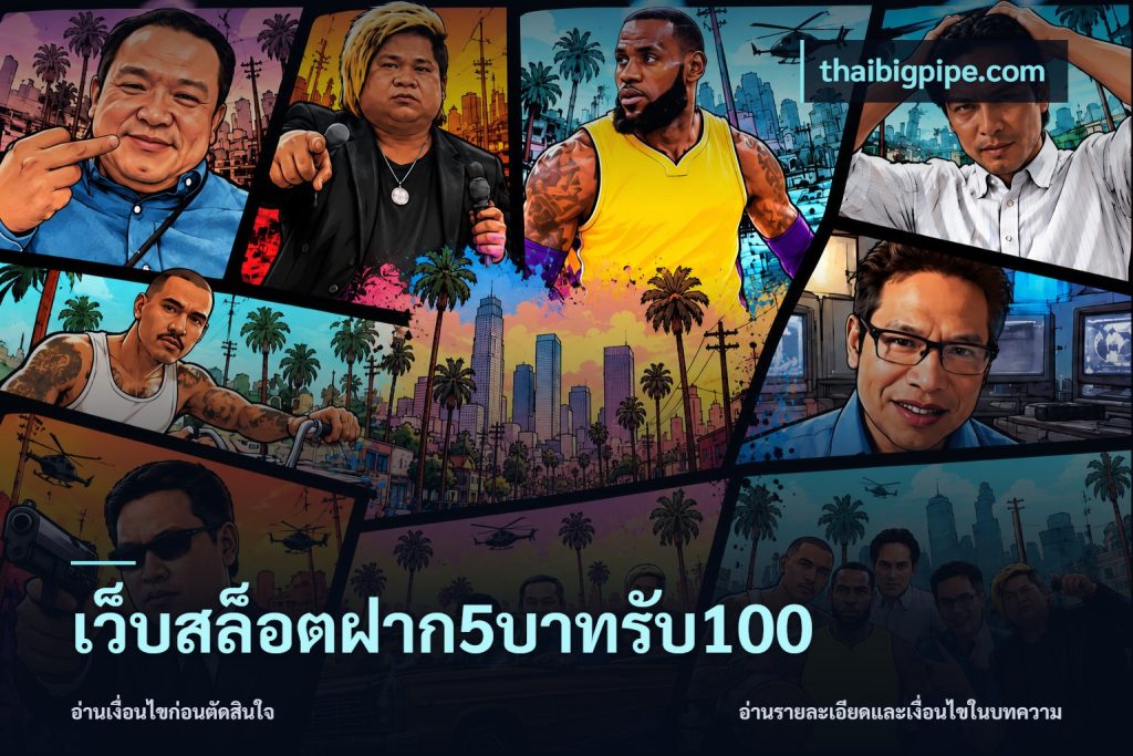 เว็บสล็อตฝาก5บาทรับ100