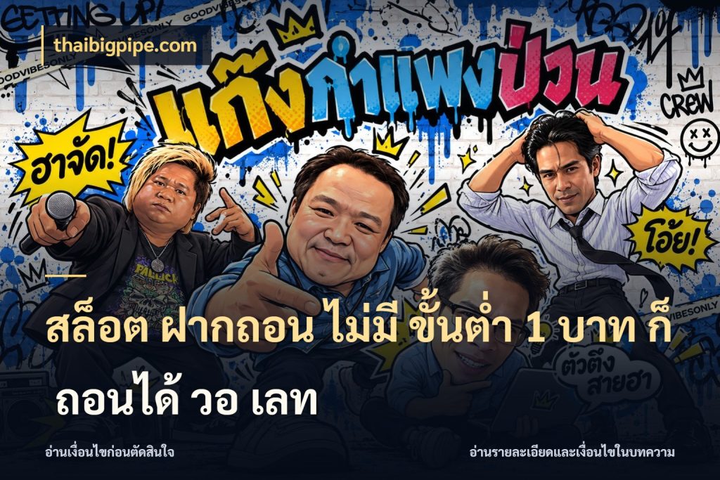 สล็อต ฝากถอน ไม่มี ขั้นต่ำ 1 บาท ก็ ถอนได้ วอ เลท