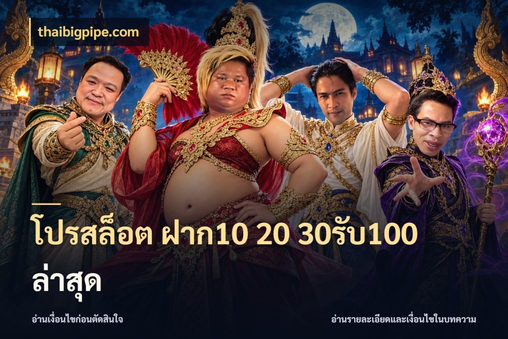 โปรสล็อต ฝาก10 20 30รับ100 ล่าสุด