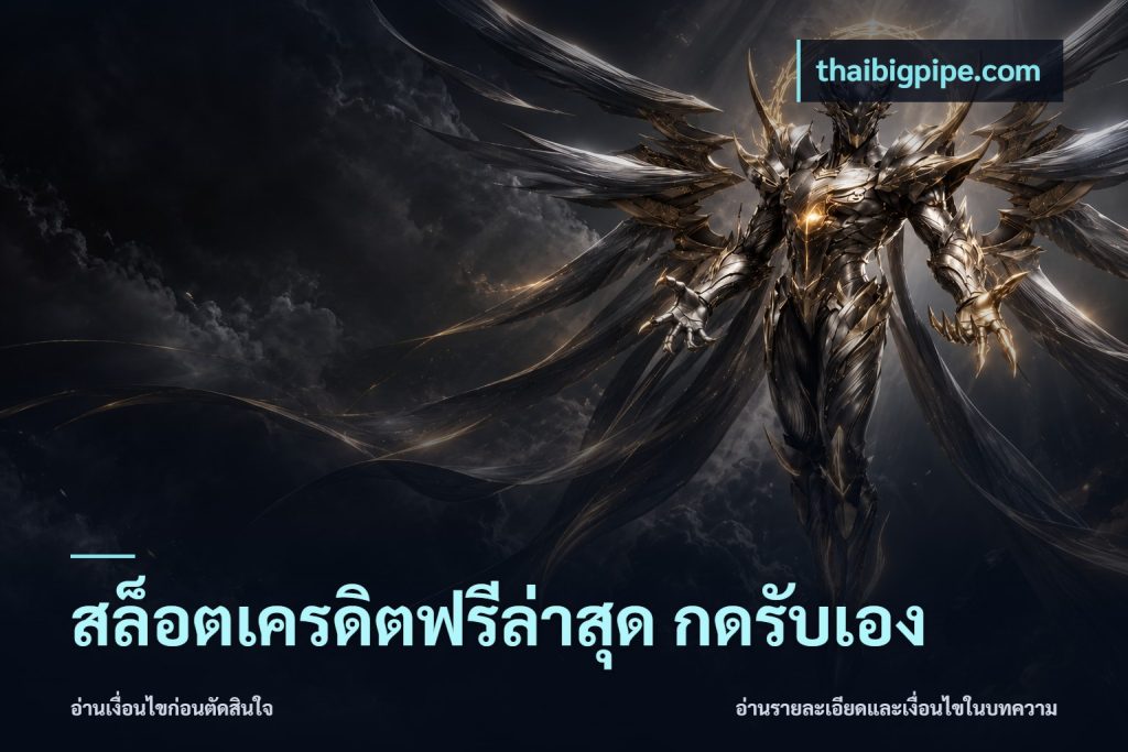 สล็อตเครดิตฟรีล่าสุด กดรับเอง
