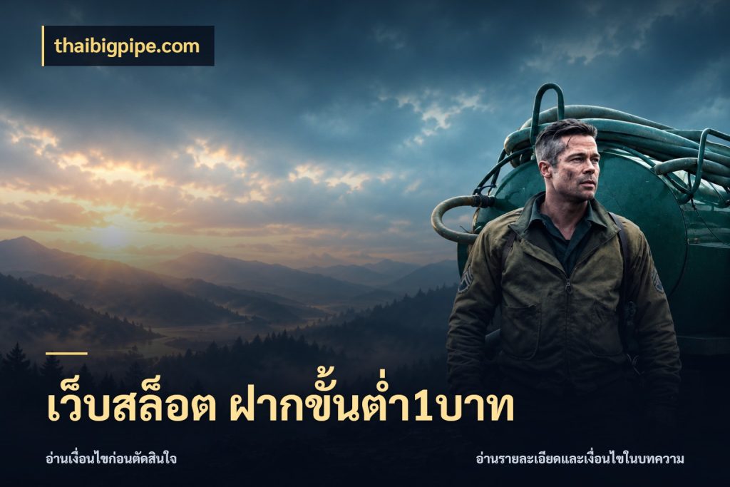 เว็บสล็อต ฝากขั้นต่ำ1บาท