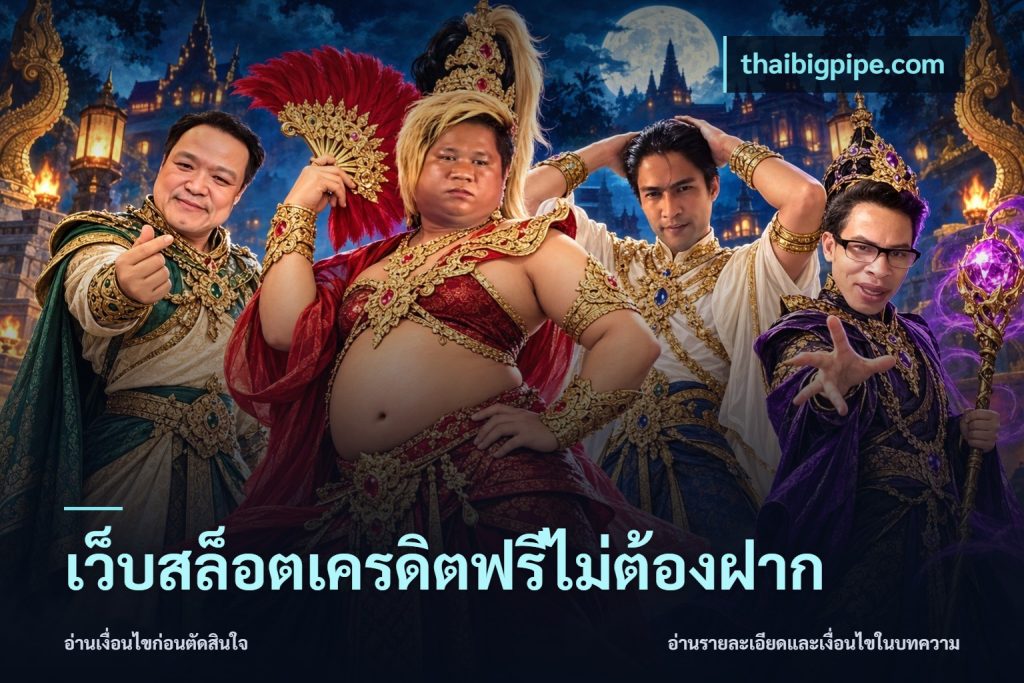 เว็บสล็อตเครดิตฟรีไม่ต้องฝาก