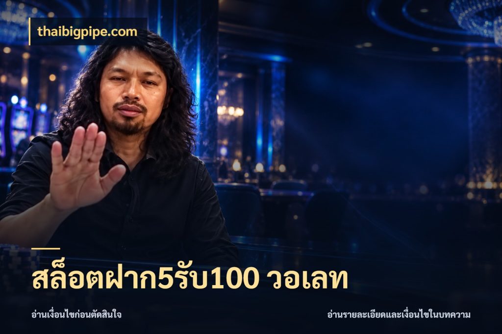 สล็อตฝาก5รับ100 วอเลท