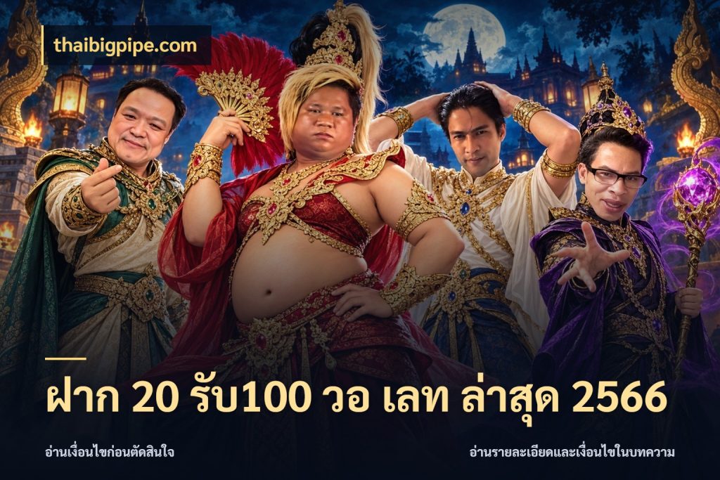 ฝาก 20 รับ100 วอ เลท ล่าสุด 2566