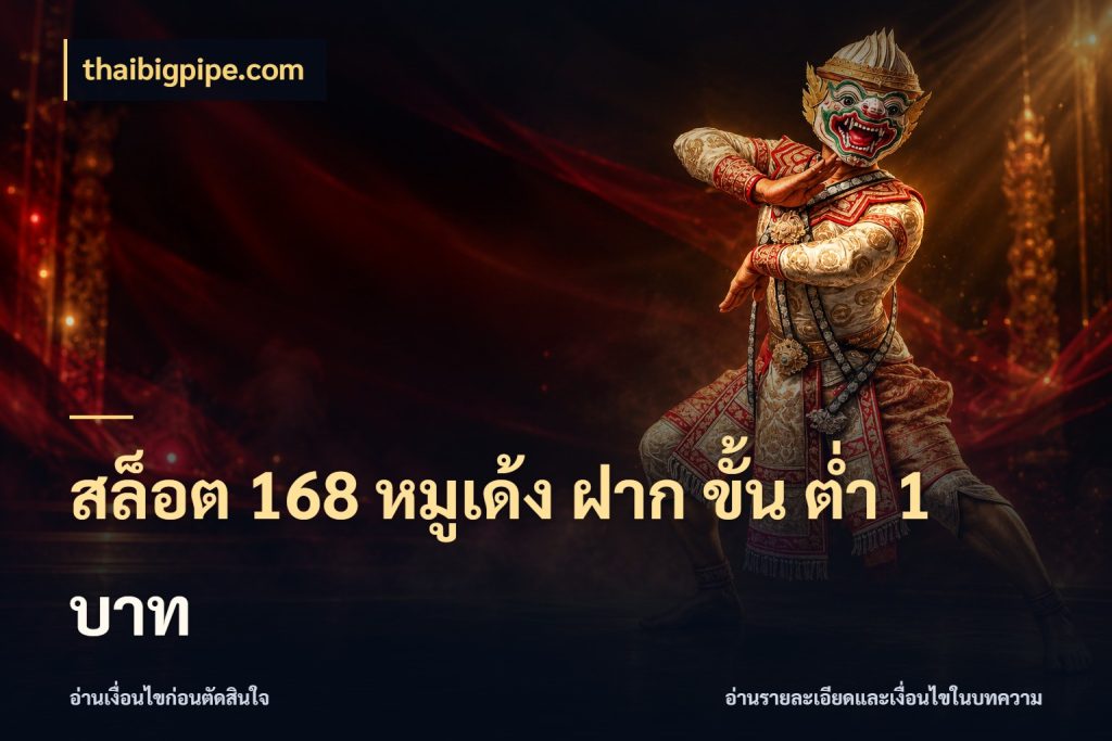 สล็อต 168 หมูเด้ง ฝาก ขั้น ต่ำ 1 บาท