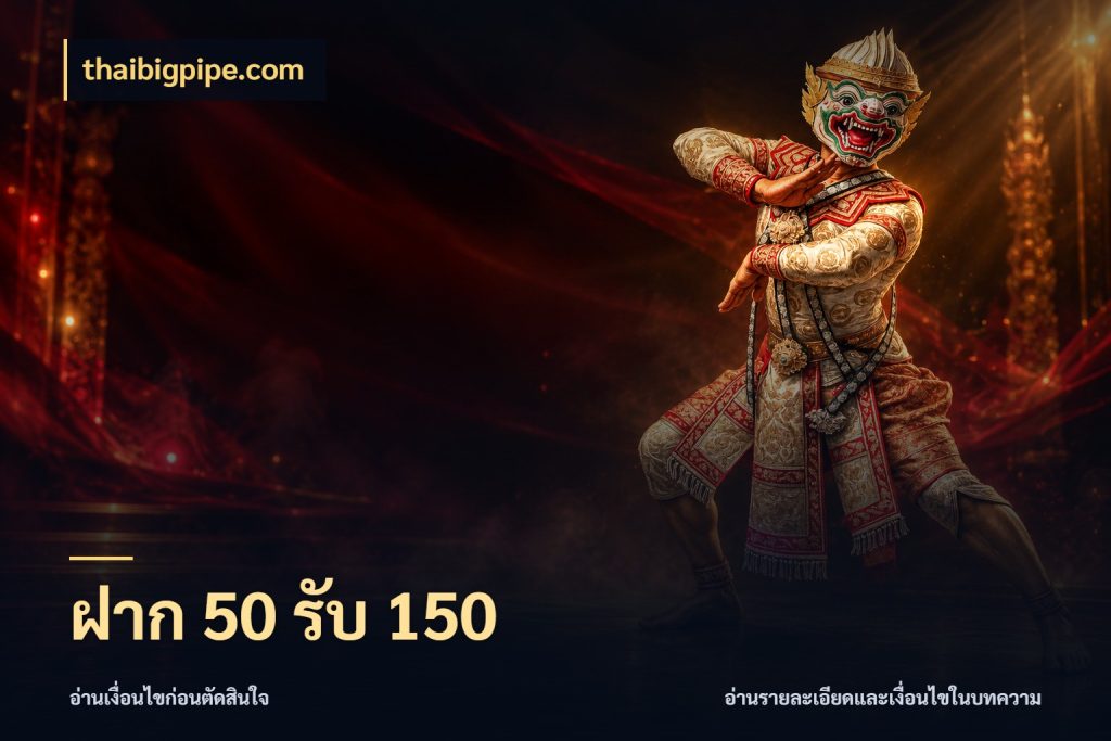 ฝาก 50 รับ 150