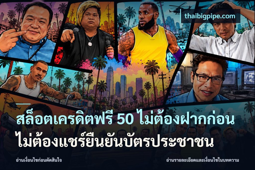 สล็อตเครดิตฟรี 50 ไม่ต้องฝากก่อนไม่ต้องแชร์ยืนยันบัตรประชาชน