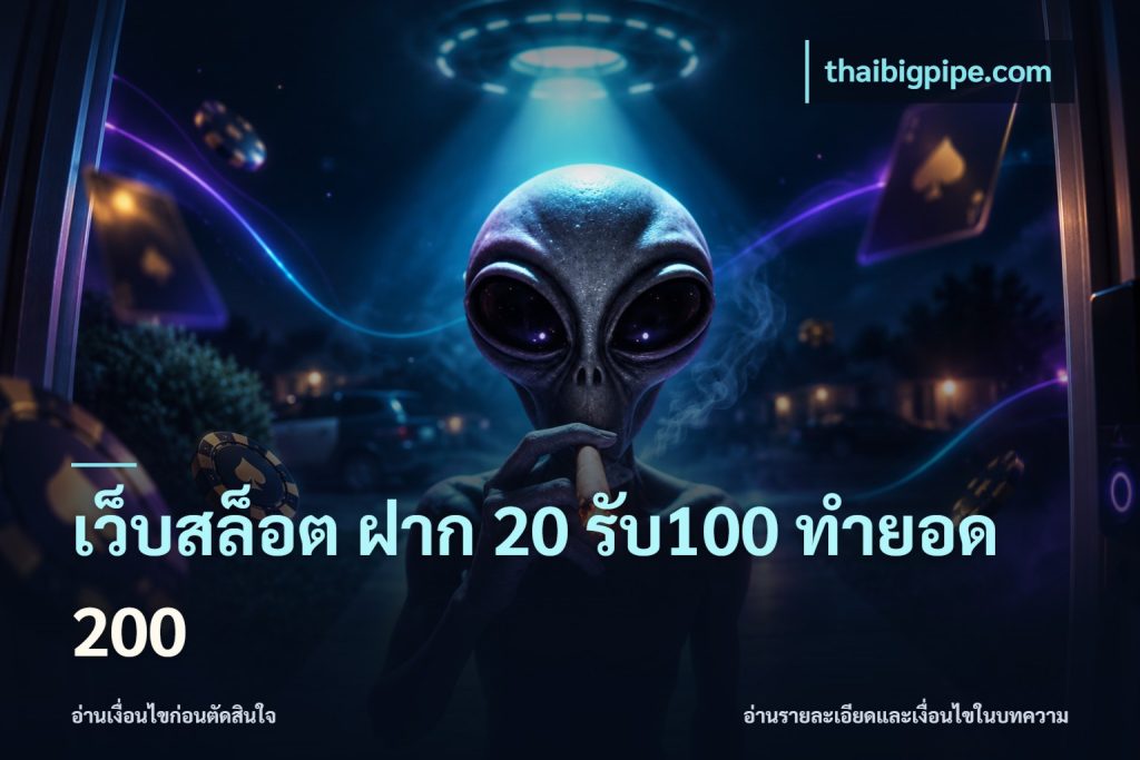 เว็บสล็อต ฝาก 20 รับ100 ทำยอด 200