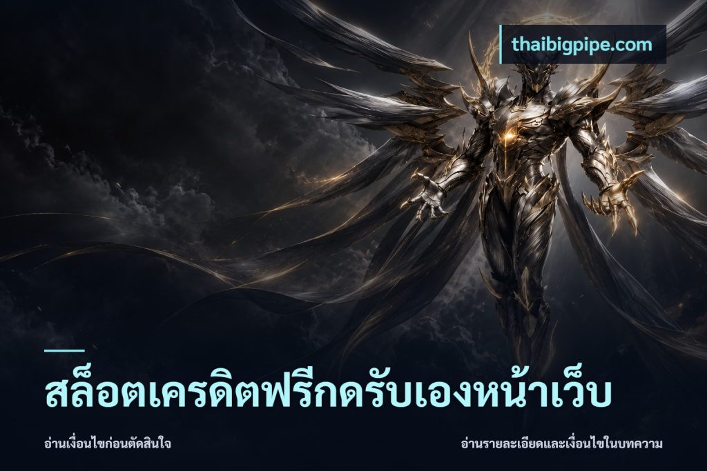 สล็อตเครดิตฟรีกดรับเองหน้าเว็บ