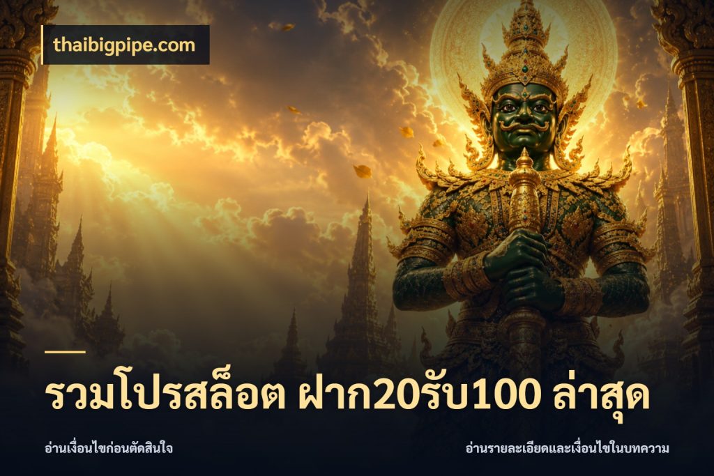 รวมโปรสล็อต ฝาก20รับ100 ล่าสุด