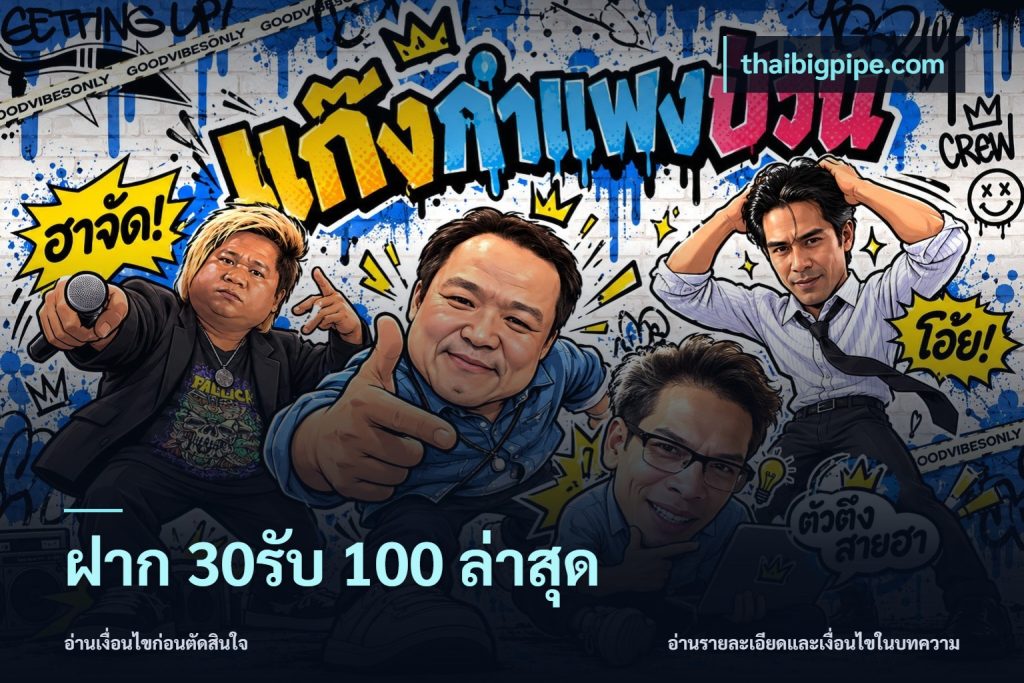 ฝาก 30รับ 100 ล่าสุด