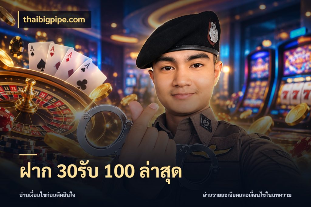 ฝาก 30รับ 100 ล่าสุด