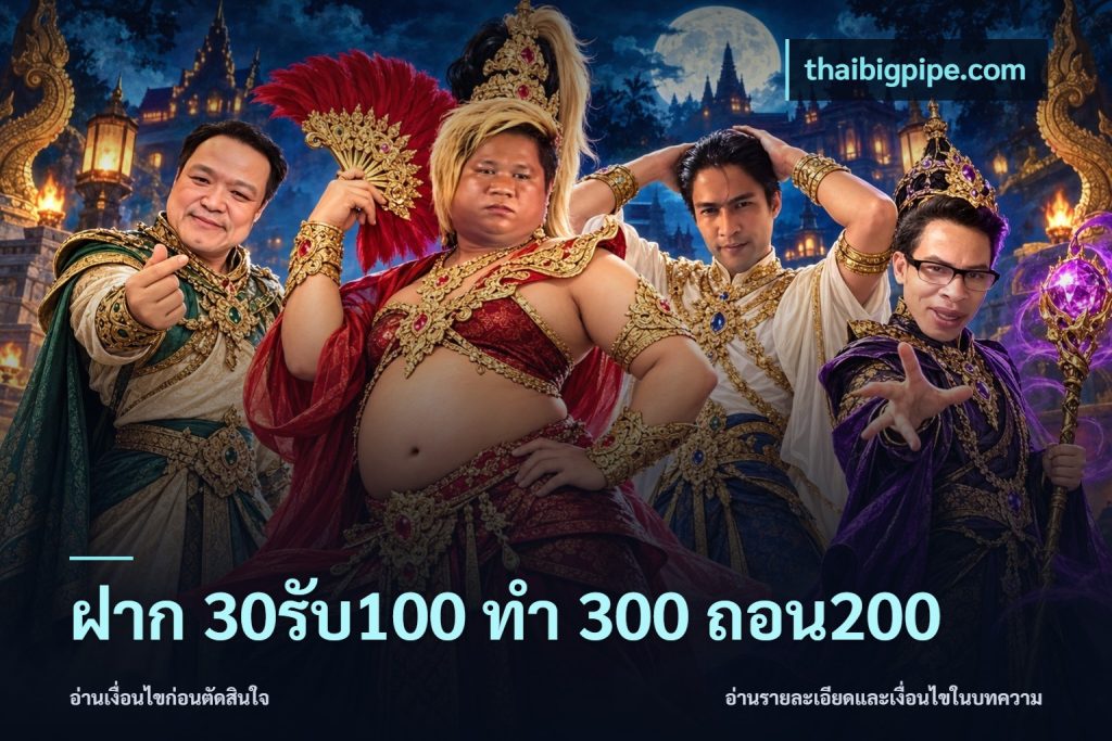 ฝาก 30รับ100 ทํา 300 ถอน200