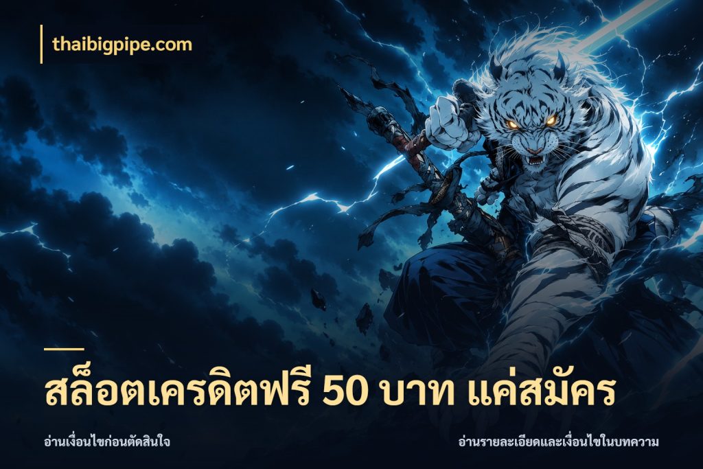 สล็อตเครดิตฟรี 50 บาท แค่สมัคร