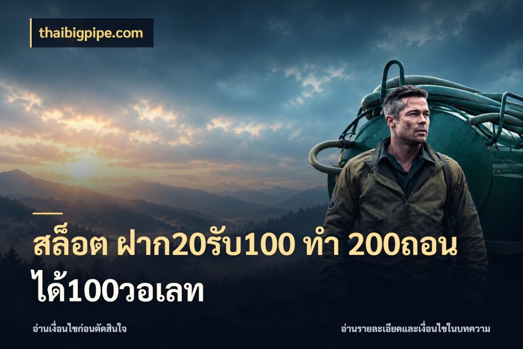 สล็อต ฝาก20รับ100 ทํา 200ถอนได้100วอเลท