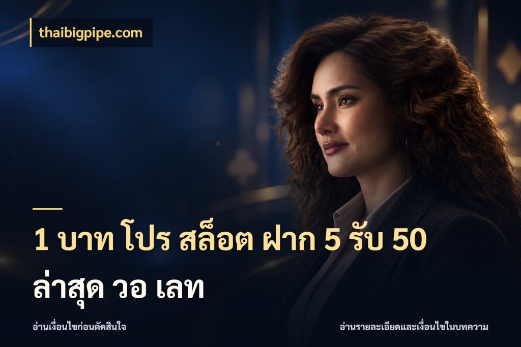 1 บาท โปร สล็อต ฝาก 5 รับ 50 ล่าสุด วอ เลท