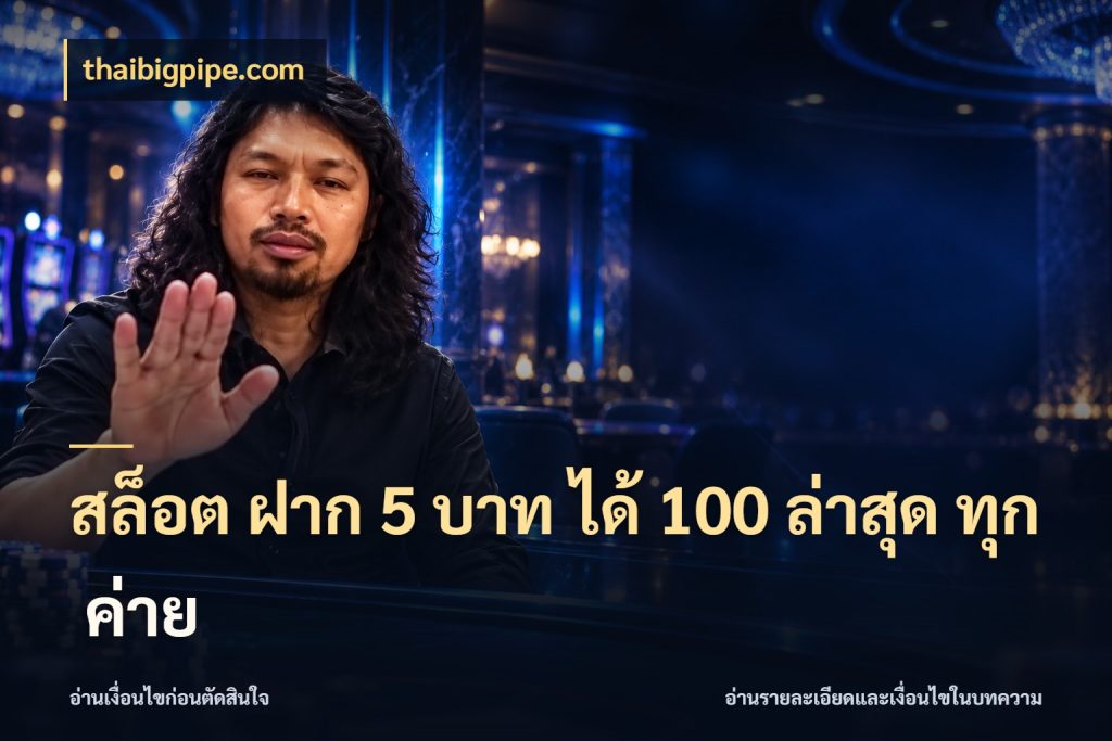 สล็อต ฝาก 5 บาท ได้ 100 ล่าสุด ทุก ค่าย