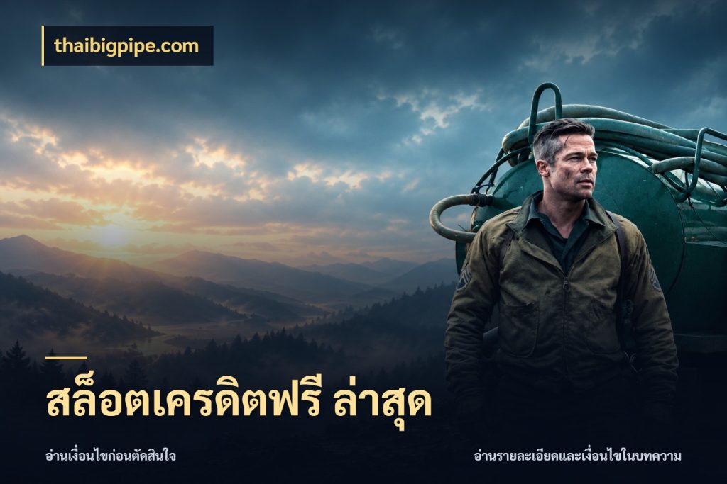สล็อตเครดิตฟรี ล่าสุด