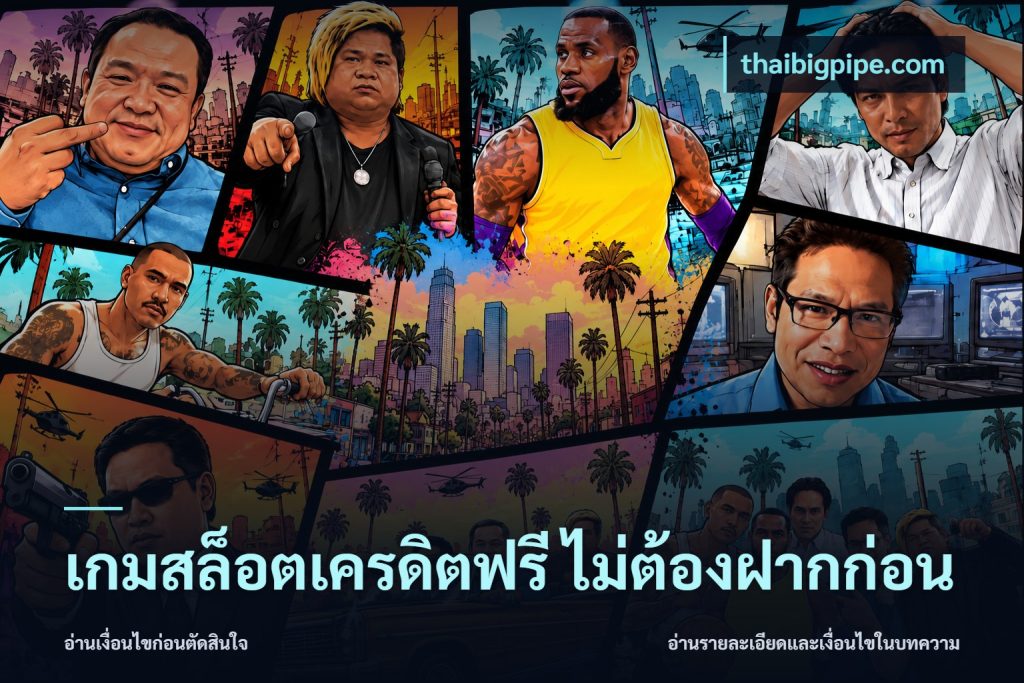 เกมสล็อตเครดิตฟรี ไม่ต้องฝากก่อน