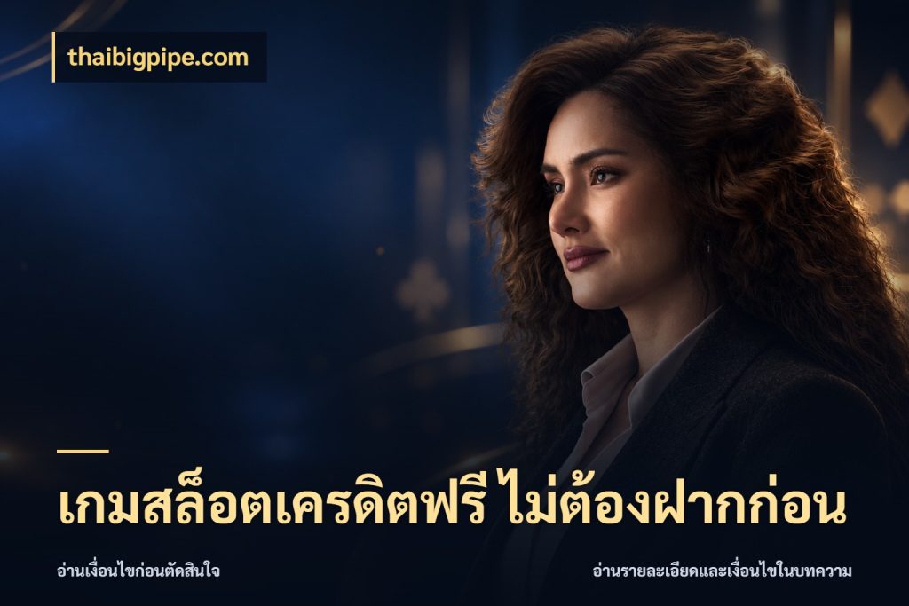เกมสล็อตเครดิตฟรี ไม่ต้องฝากก่อน