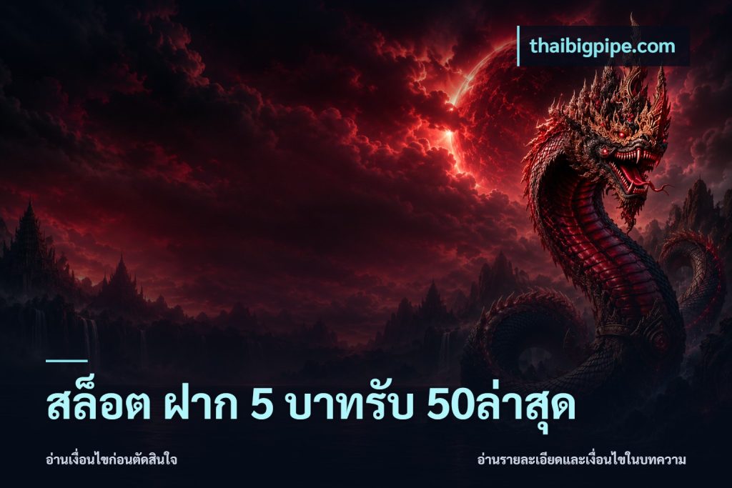 สล็อต ฝาก 5 บาทรับ 50ล่าสุด