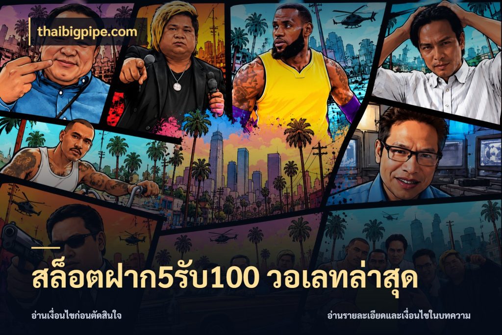 สล็อตฝาก5รับ100 วอเลทล่าสุด